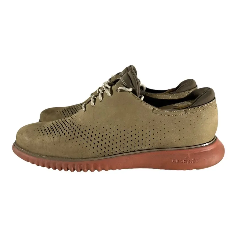 Cole Haan 2.Zerogrand Laser Wingtip Oxford Irish Coffee Brown Men’s Size 9M - Picture 4 of 8